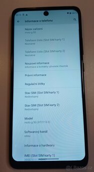 Prodám Motorola Moto G 5G 6GB/128GB, Stav A - 8