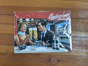 Retro plechové cedule Budvar - 8
