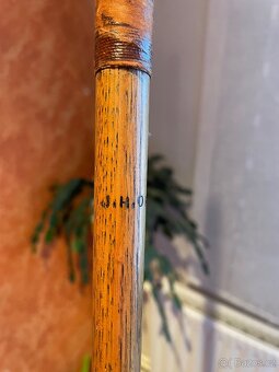 Hickory hůl Brassie(spoon) - signováno J.H. Oke (cca. 1910) - 8