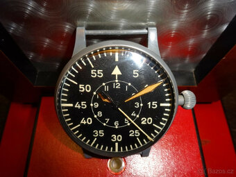 Pozorovací hodinky LACO FL2383 z roku 194345 - vojenské hodi - 8