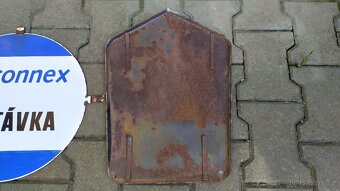 Smaltovaná cedule Propag Olomouc Lev znak Zastávka - 8