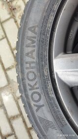 Prodám ALU kola s pneu: 205,55,R16 - 8