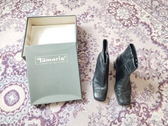 Dámské nízké kotníkové kozačky, vel. 39, Tamaris - 8