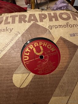 Staré šelakové gamofonové desky - 71 ks - 8
