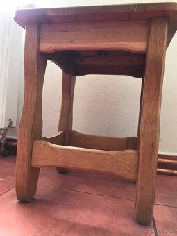 4 dubové židle plus štokrle - 8