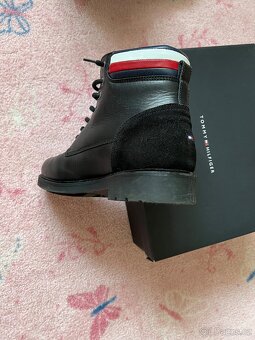 Tommy Hilfiger 45 pánské zimní kožené waterproof - 8