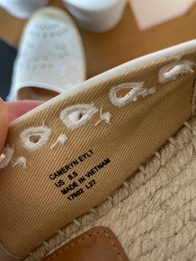 Nové bílé kožené nazouvací polobotky loafers Ralph Lauren 40 - 8