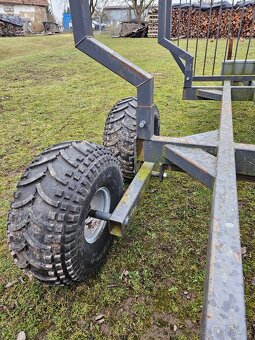 Vyvážečka, vlek na dřevo za traktor - 8