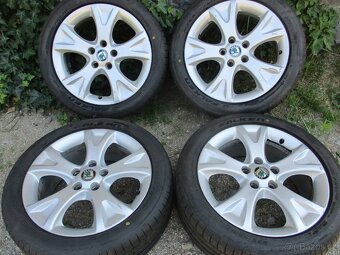 Alu kola Škoda Pallas 5x112 R17 Pneu letní 225/45R17 - 8