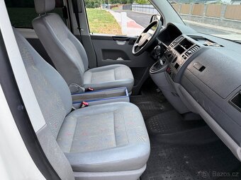 VW Transportér 2.5 TDI 128kw, manuál,2008,klima,ČR 1.majitel - 8