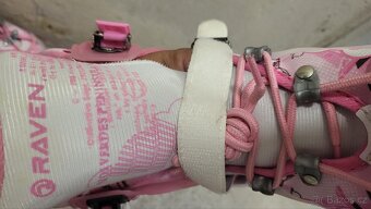 Detske kolečkové brusle RAVEN Missy 3 v 1- rúžovo-bílé - 8