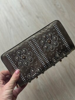 NOVÁ Dámská peněženka / psaníčko s kamínky - 8
