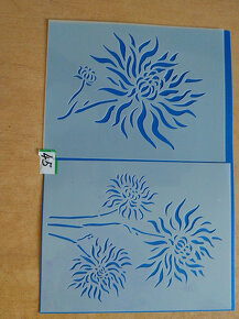 Malování na textil - ŠABLONY 4 - 8