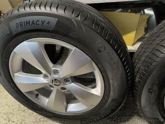 ALU kola Škoda Kodiaq 5x112 r17 Originál,NOVÉ 99% Michelin - 8