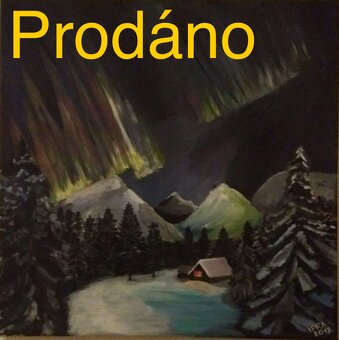 Olejomalba - Lesní duchové (2x60x80) - 8