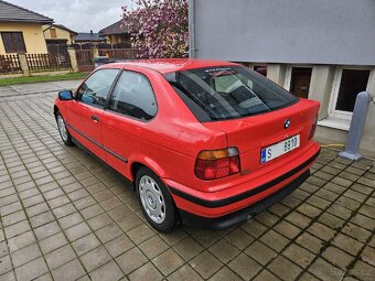 BMW 316i E36 COMPACT 1 MAJITEL 130tis KM vse původní - 8