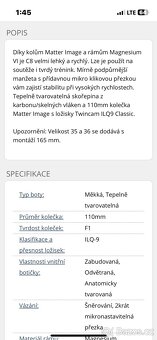 Prodám in line brusle Powerslide C8 skate 110 kolecka temer - 8