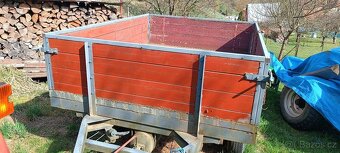 Vlek, vlečka, vozík, dvoukolka za traktor - 8