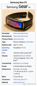 Chytrý náramek Samsung Gear Fit (SM-R350) - 8