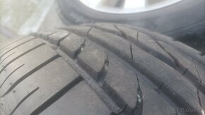 4x ALU R16 5x112 pneu 205/55/16 + rezerva 215/55/16 - 8