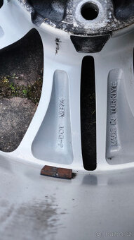 17"letní alu sada 215/60 R17 originál Nissan Qashqai - 8