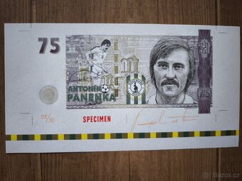 5ks Antonín Panenka 75 - bankovní arch - 8