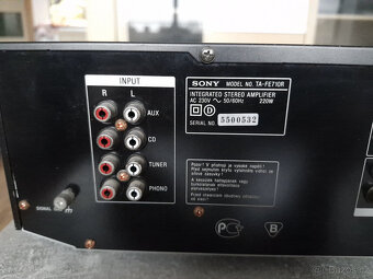 Zesilovač Sony TA-FE710R + DO - 8