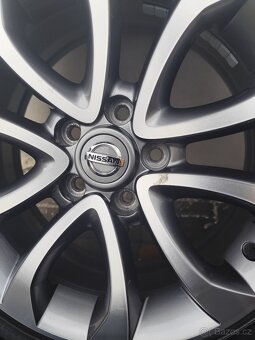 ALU 5x114.3 r17 NISSAN + PNEU - PĚKNÁ SADA - 8