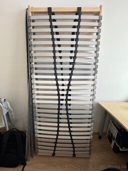 Prodám POSTEL IKEA MALM 160x200 cm + 2x rošt LÖNSET ve skvěl - 8