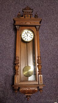 Dvou závažové hodiny pendlovky - 8