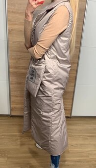 Dlouhá zimní vesta - 8