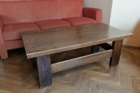 Rustikální nábytek – komoda, konferenční stolek - 8