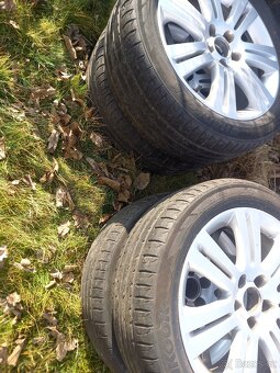 4x alu disky Opel 5x110 R17, letní pneu 215/50R17 - 8