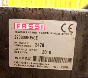 Přídavné podpěry hydraulická ruka FASSI, PALFINGER, ... - 8