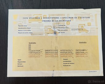 RETRO PSACÍ STROJ CONSUL – PLNĚ FUNKČNÍ + DOKLADY + KUFŘÍK - 8