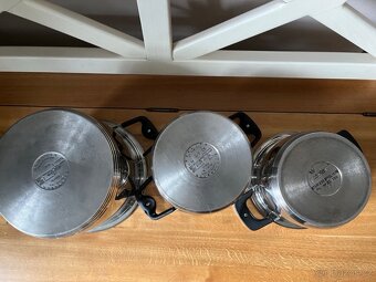 Zepter pánve,Wok,kastrol, tlaková poklice, hrnec 9l, 5l, 4l - 8