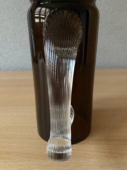 Nový velký ojedinělý džbán z hutního skla - 1 250 ml - 8