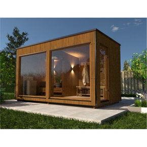 Sauna Marivox, venkovní finská sauna, barelová sauna - 8