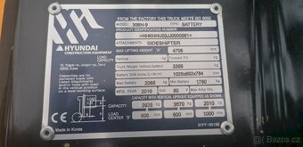HYUNDAI 30BH-9 AKU triplex, boční posuv - 8
