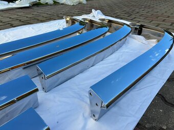 Škoda 100, 110R, 120  - přední nárazník nový chrom - 8