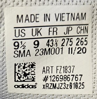 Boty Adidas bílé vel. 43 - jako nové - 8