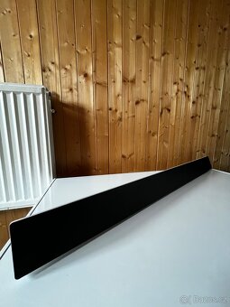 Černé LED nástěnné svítidlo strip 30W Z 100cm/8cm IP65 4500K - 8