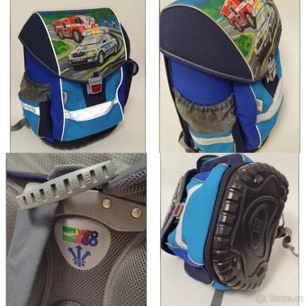 Školní aktovka a všechno co je na fotce - 8