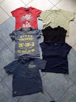 Trika a košile krátký rukáv, tílko-vel. 104/110/116 - 8