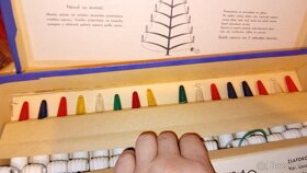 retro vánoční světla Zlatokov rok 1973 - jako nová- světýlka - 8