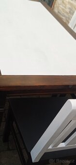 Jídelní stůl+8 židlí -styl vintage - 8