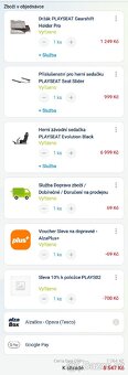 Herní závodní sedačka Playseat + příslušenství - 8