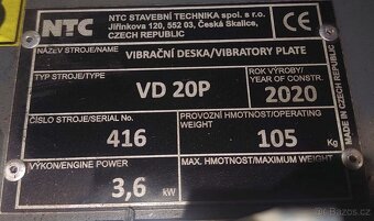 jednosměrná deska VD 20P - 8