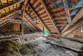 Prodej rodinného domu se stodolou, zahrada 768 m2, Domašín - 8