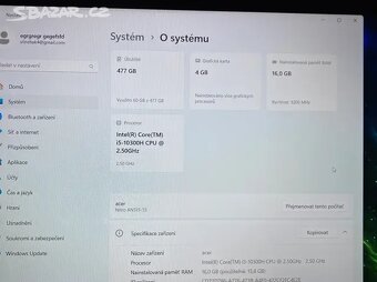 Herni notebook asus acer nitro 5 - 8